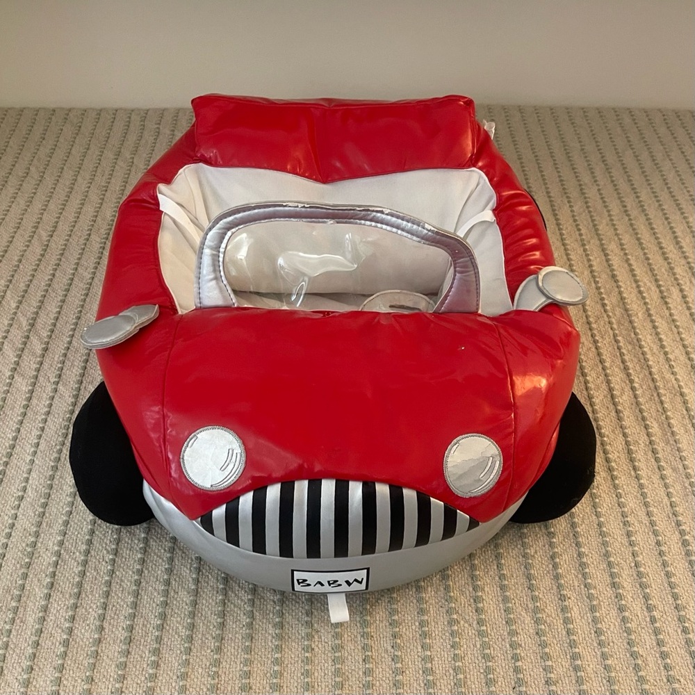 Build-A-Bear Red and Silver Plush Car Toy
